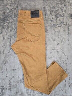 Empyre Skeletor Skinny Brown Jeans Pants Size 34x32 Khaki